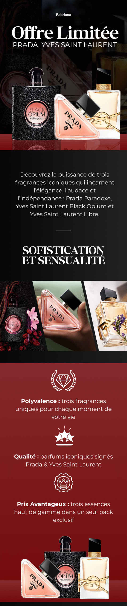 Prada Paradoxe, Black Opium Yves Saint Laurent, Libre 3 1 LP PRADA VICENTE11 scaled